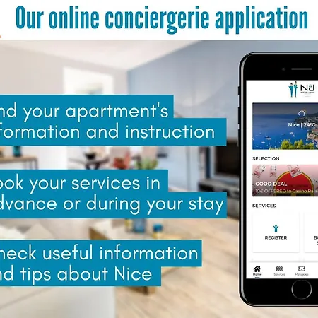 Nestor&jeeves - Palais Arnulf - - Very Close Sea Apartamento Nice